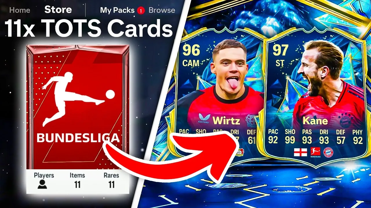 Bundesliga Packs Ultimate Tots! 😨 FC 25 Équipe ultime