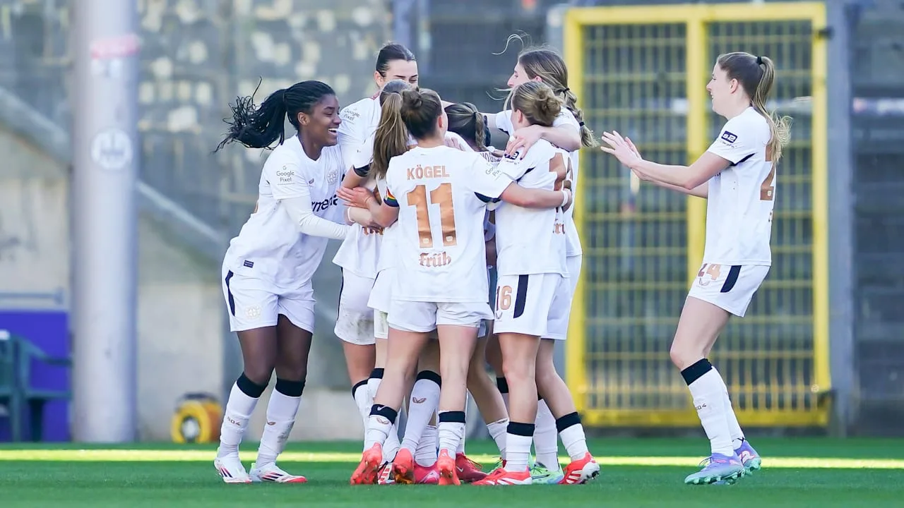 Bayer Leverkusen: Après les hommes: les filles de Bayer veulent également aller en demi-finale de la Coupe | sport