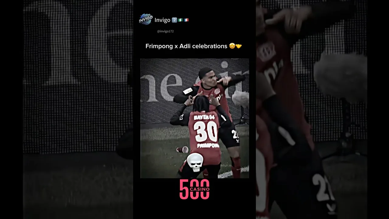 #footballshorts #football #leverkusen #baller #celebration #frimpong #adli #ucl #bundesliga #fyp