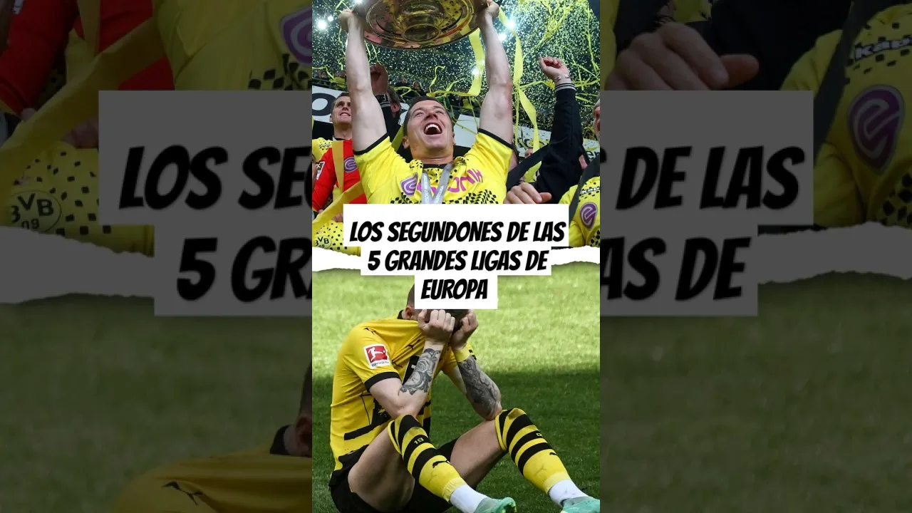 Los segundones de las 5 grandes ligas de Europa I #bundesliga #futbol #bayernmunich