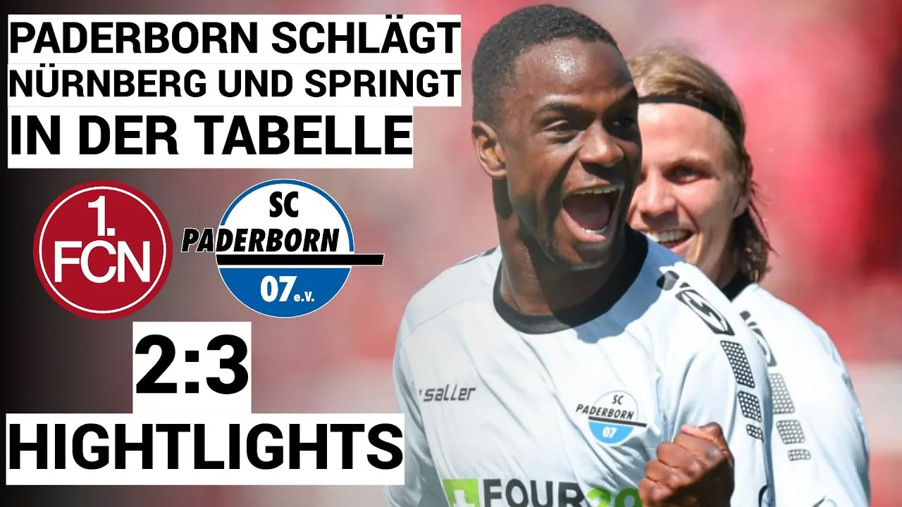 1. FC Nürnberg – SC PADERBORN 07 | 2: 3 | Hightlights | 2e Bundesliga, matchdi 30 2024/25