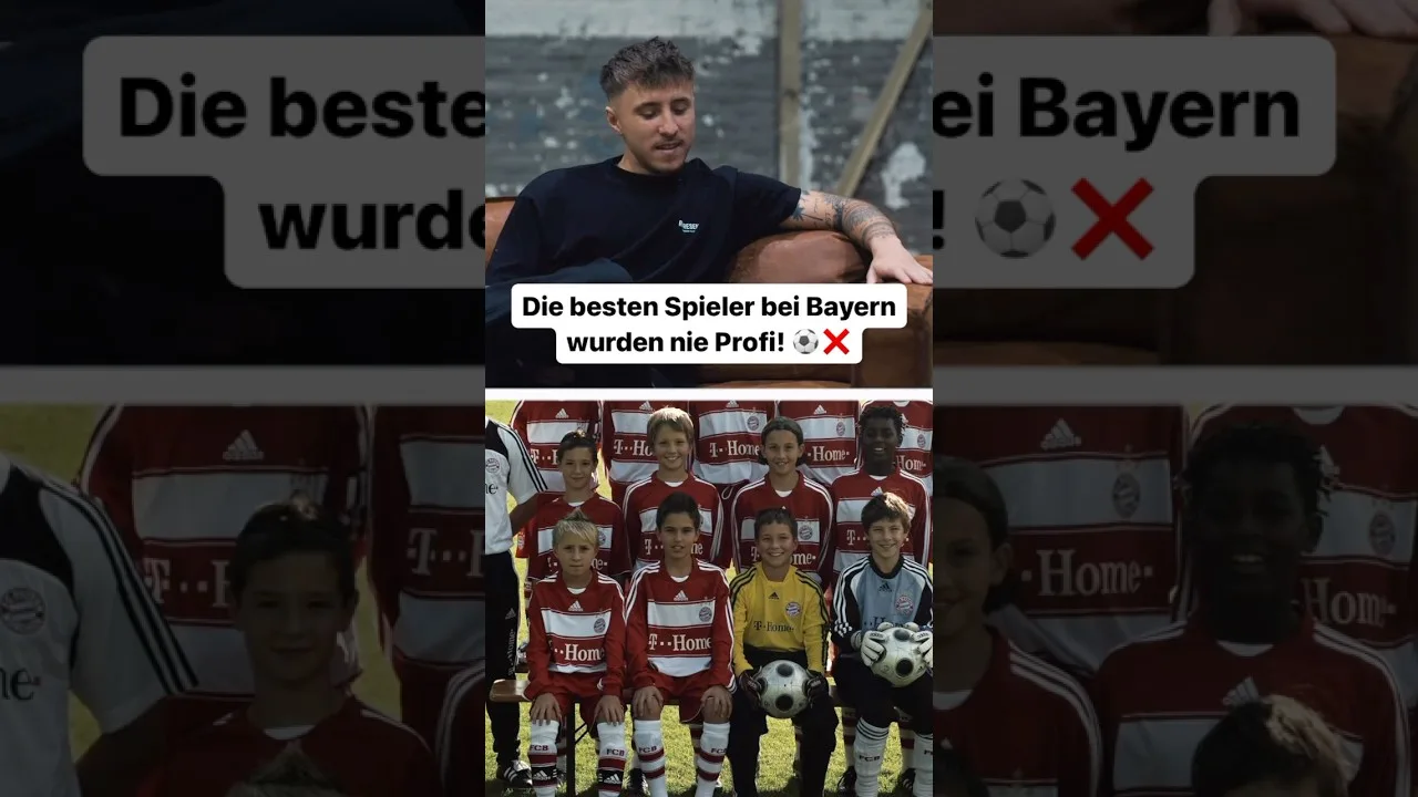 Die besten Spieler bei Bayern wurden nie Profis! ❌⚽️ #ytshorts #fussball #bundesliga #fcbayern