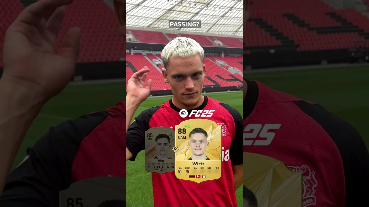 Florian Wirtz apprécie sa note #FC25 🔥