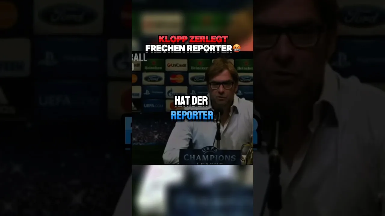 Jürgen Klopp & Reporter = Liebe! #bundesliga #football #klopp