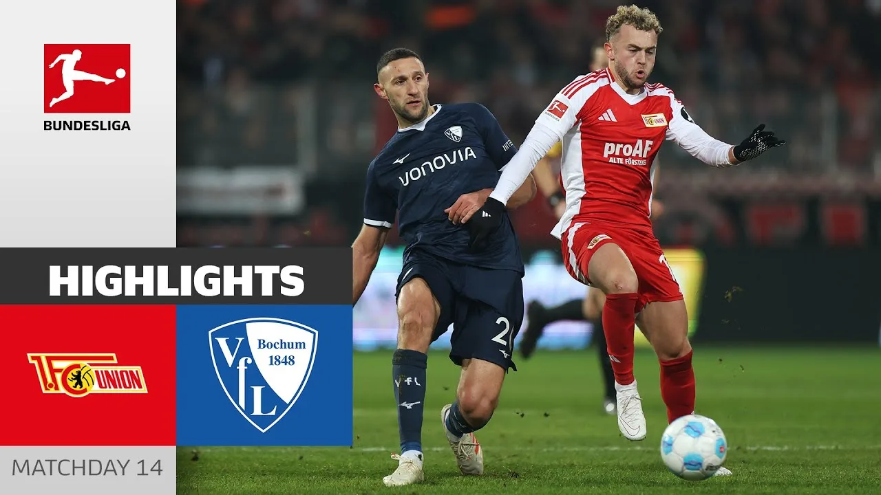 Interruption de jeu et carton rouge ! | 1. FC Union Berlin – VfL Bochum 1848 1-1 | Faits saillants | Bundesliga