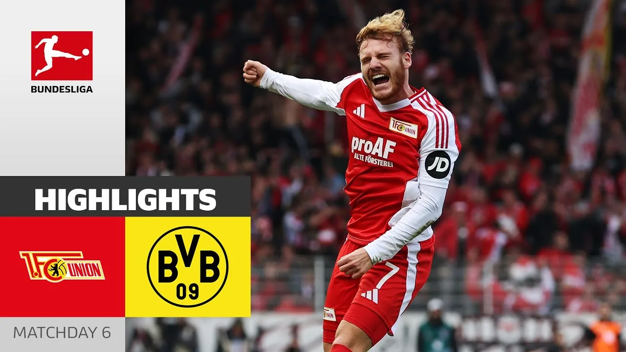 L’Union choque le BVB ! | Union Berlin – Borussia Dortmund 2-1 | Faits saillants | 6ème journée – Bundesliga