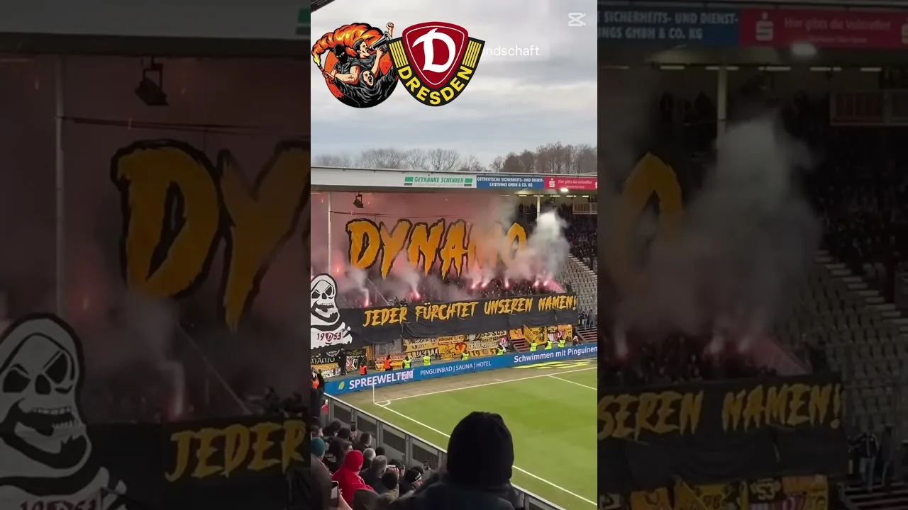 DYNAMO DRESDEN ULTRAS  #ultras #bundesliga #dynamodresden #hansarostock #dresden #rostock