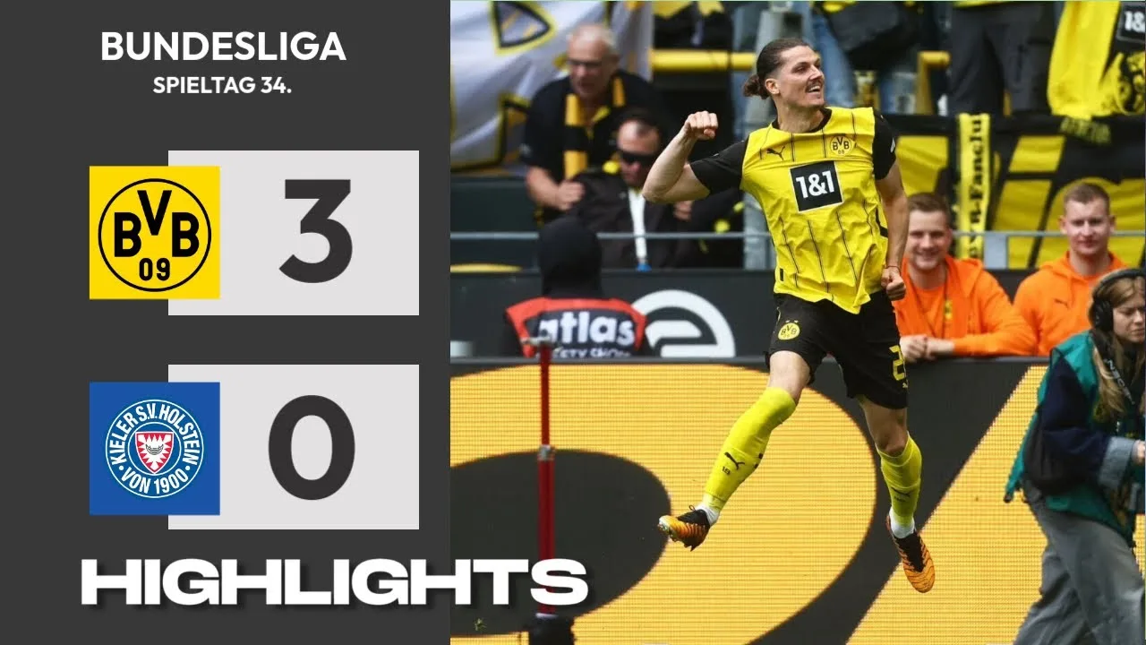 Borussia Dortmund – Holstein Kiel | 3: 0 | Résumé | Bundesliga 2024-25