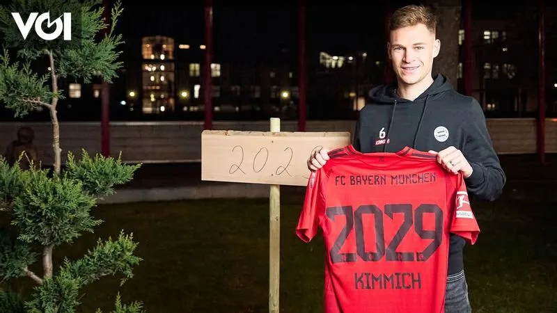 Joshua Kimmich a signé un nouveau contrat avec le Bayern Munich jusqu’en 2029