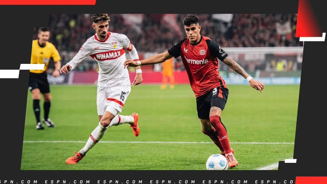 Quand ils jouent à Stuttgart Vs. Bayer Leverkusen pour la Bundesliga: équipe, date, heure et télévision en direct