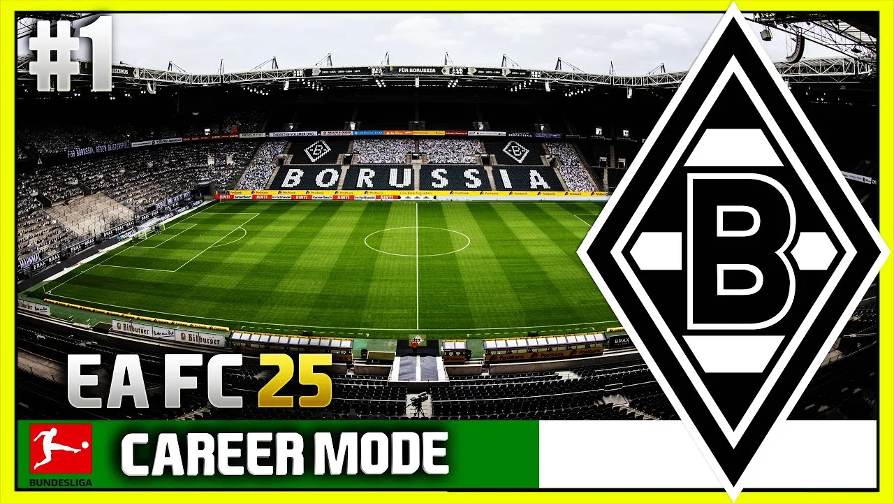 EA FC 25 | Mode de carrière Bundesliga | # 1 | Borussia Monchengladbach