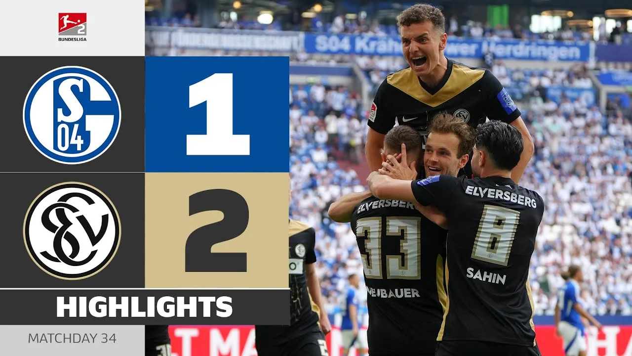 Spot de relégation sécurisé! | Schalke 04 – SV Elversberg | Faits saillants | MD 34 – Bundesliga 2 2024/25