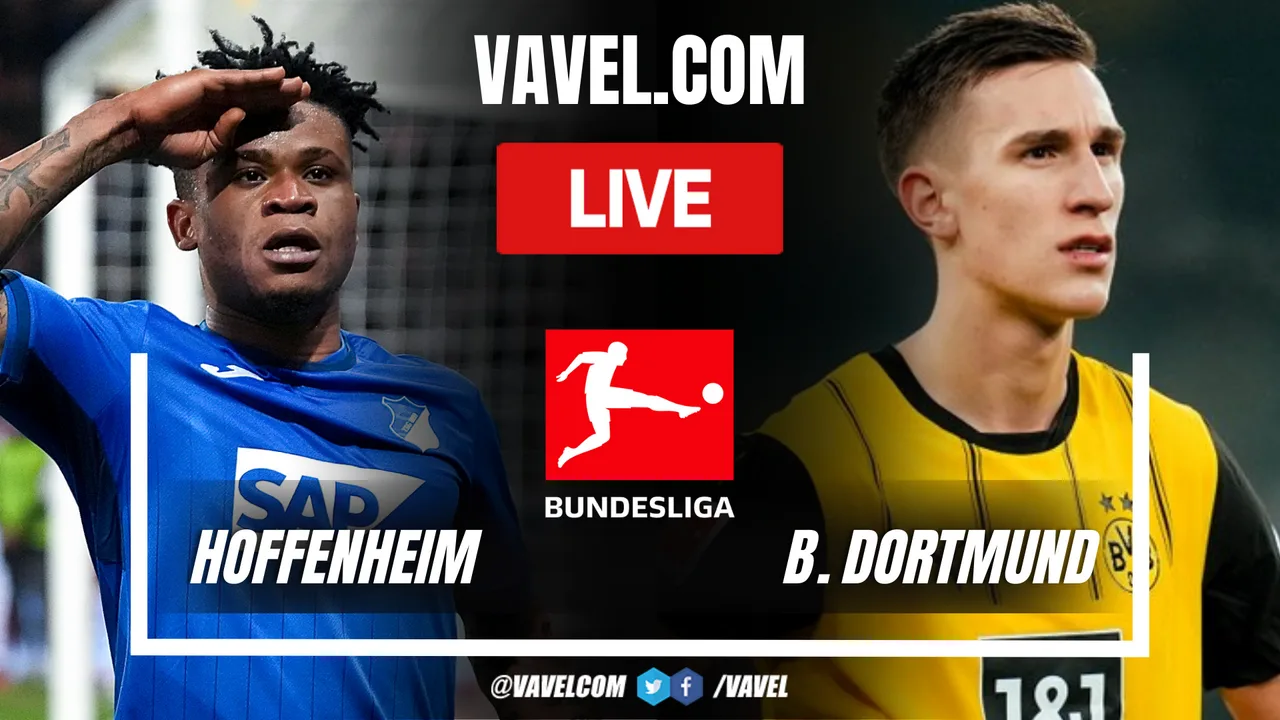 Hoffenheim vs Dortmund Live Score Mises à jour dans Bundesliga (0-0) | 26/04/2025