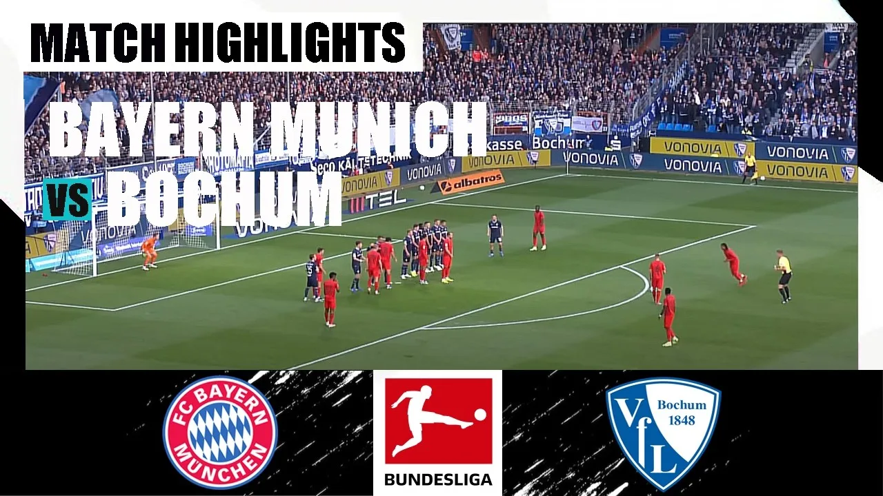 Bavaria Munich vs Bochum (2-3) | 2025 Bundesliga | Points forts de correspondance