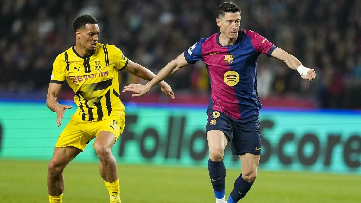le FC Barcelone humilie le Borussia Dortmund avec un doublé de Lewandowski