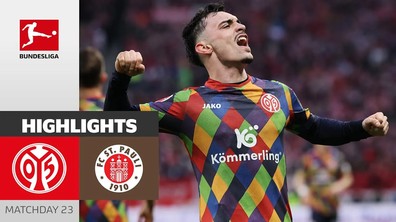 Mainz en Europe! | 1. FSV MAINZ 05 – FC St. Pauli 2-0 | Faits saillants | Bundesliga 2024/25