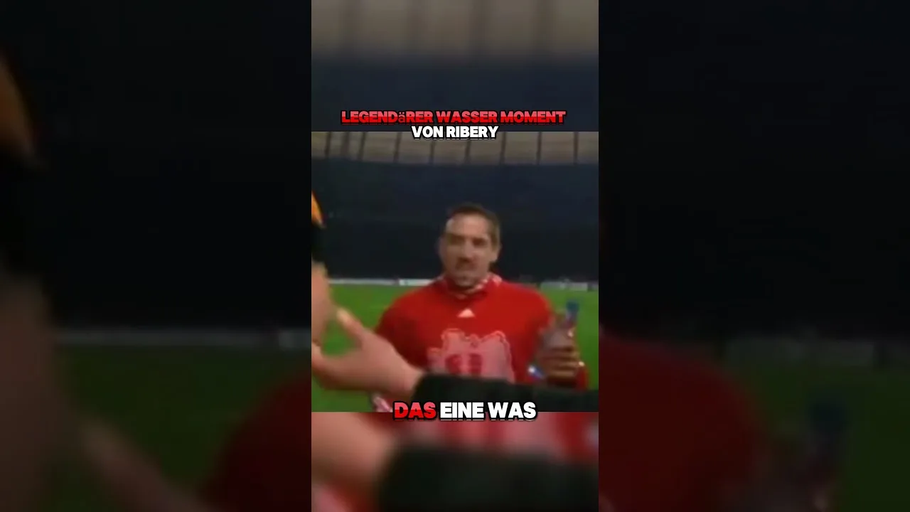 Ribéry kann man nur lieb haben😂 #interview #bundesliga #bayern #ribéry #wasser
