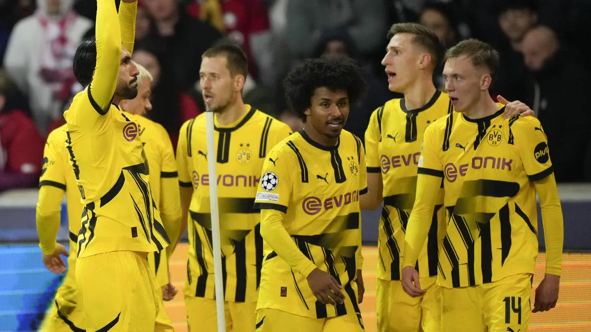 UEFA Champions League 2024-25: le retour du deuxième demi-mi-temps aide le Borussia Dortmund Beat Lille pour entrer dans les huit derniers