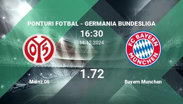 Mayence 05 vs Bayern Munich, Paris Paris sur Football…