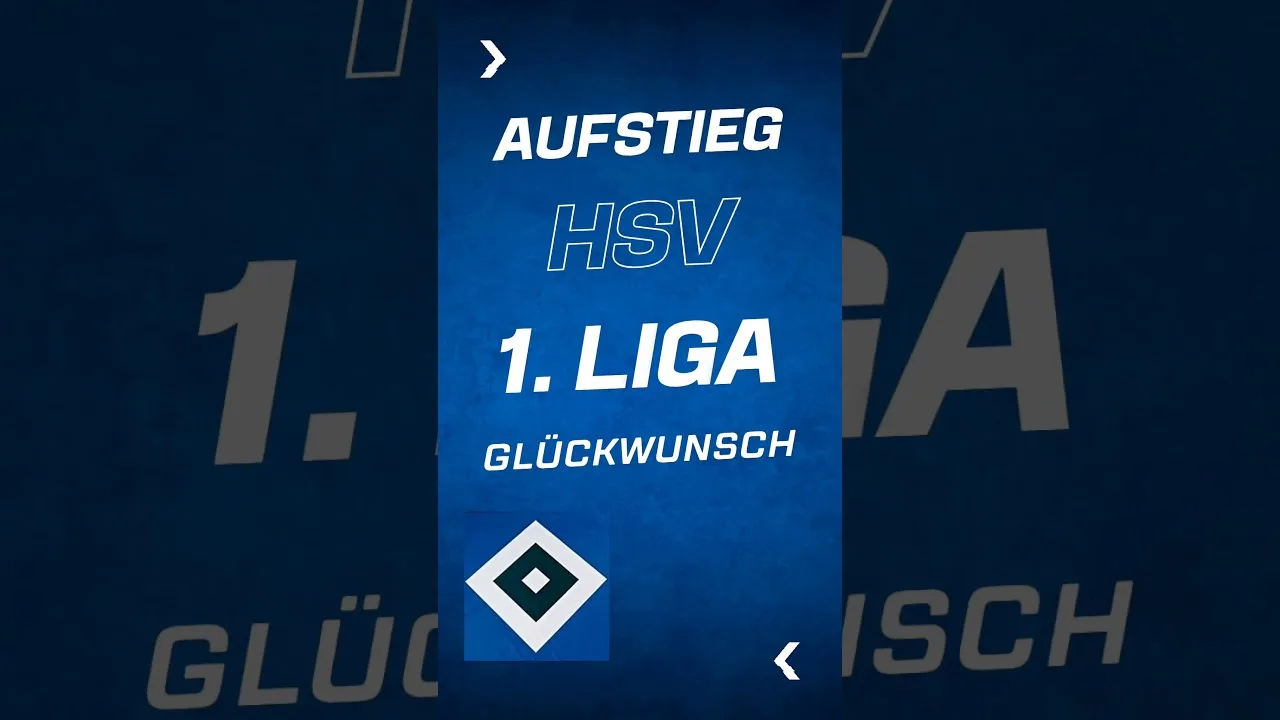 HSV Aufstieg 1. Liga , Bundesliga 10.5.25 Glückwunsch #hamburg #hsv #aufstieg #nurderhsv