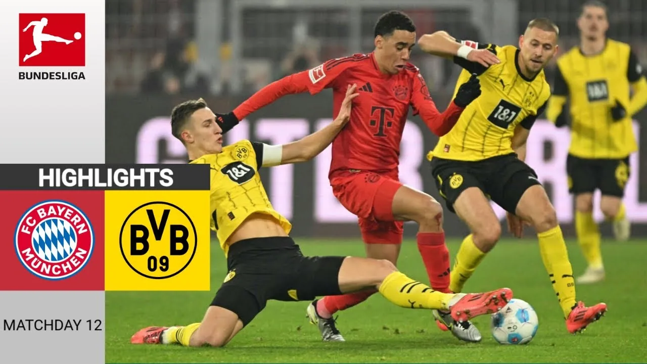 Borussia Dortmund – Bayern Munich | 1:1 | Résumé | Bundesliga 2024-25 | Dortmund Bavière