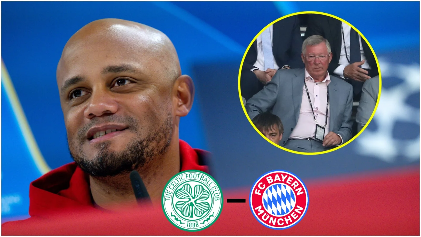 La divulgation de Vincent Kompany avant le Celtic – Bayern Munich: « Sir Alex Ferguson était là pour me suivre! »