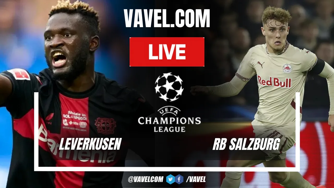Bayer Leverkusen vs RB Salzburg Mises à jour des scores en direct, informations de diffusion et comment regarder le match de l’UEFA Champions League | 26 novembre 2024