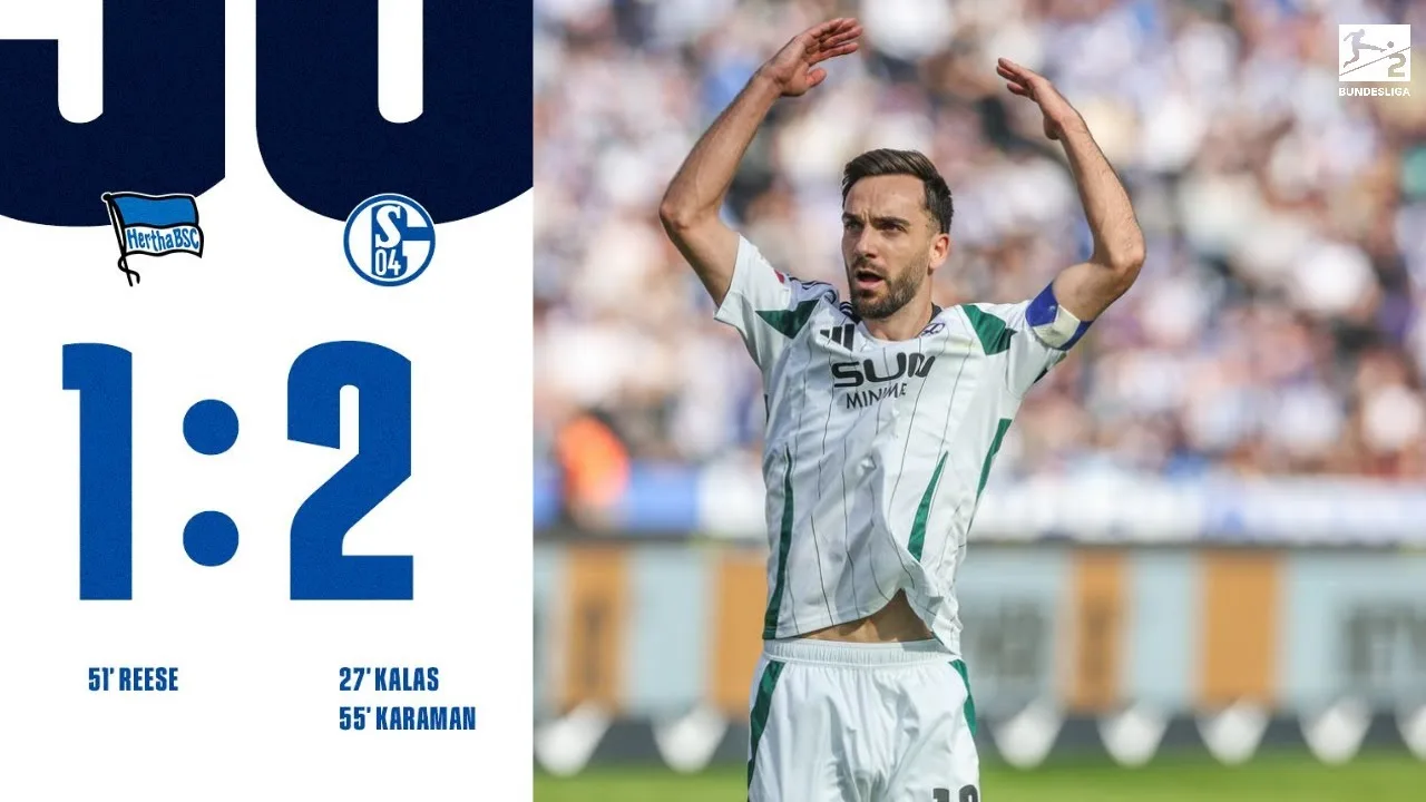 Hertha BSC – FC Schalke 04 1:2 Hightlights | 2. Bundesliga – 2024/2025