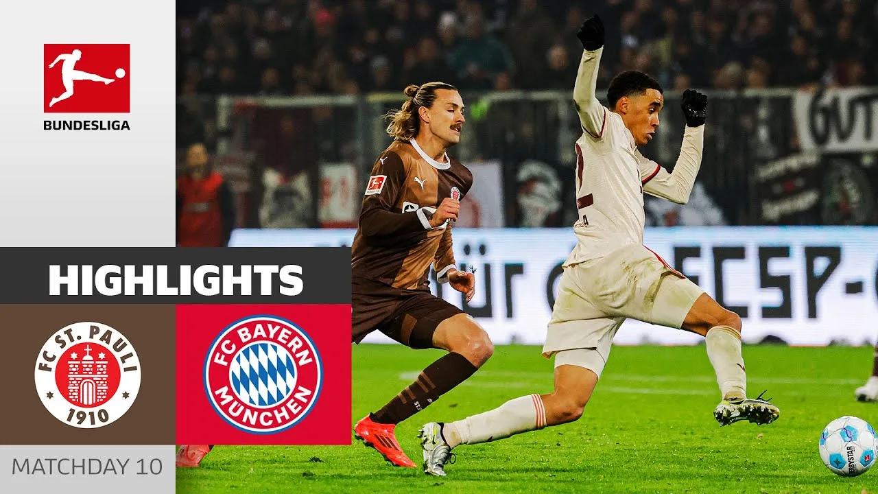 Magic Musiala mène à la victoire ! | St.Pauli – Bayern Munich 0-1 | Faits saillants | MD10 – Bundesliga 24/25