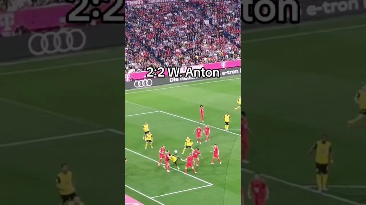 FC Bayern Borussia Dortmund 2-2Waldemar Anton #fcbayern #bvb #guirassy #goal #Bundesliga #football
