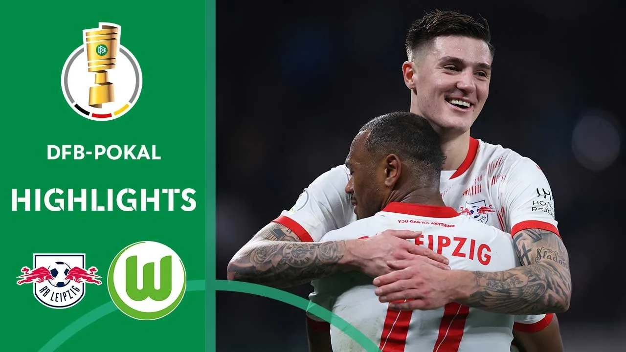 Leipzig marche vers la demi-finale! | RB Leipzig Vs. VFL Wolfsburg 1-0 | Faits saillants | DFB-Pocal