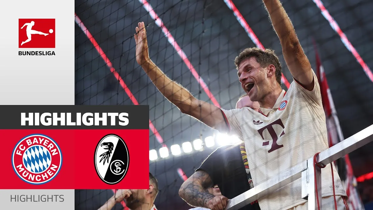 Müller marque dans son jeu de record ! | FC Bayern Munich – SC Fribourg 2-0 | MD 2 – Faits marquants 2024/25
