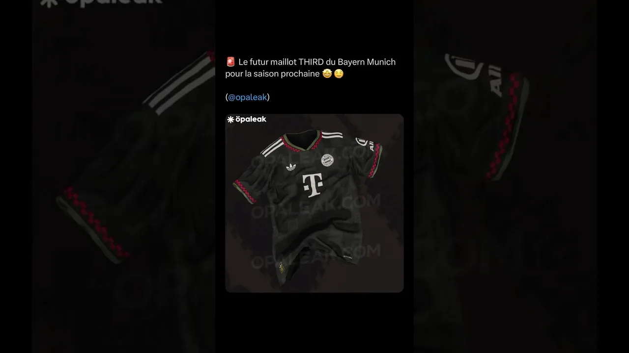 React au futur troisième maillot du Bayern Munich #bayernmunich #bundesliga #football #react