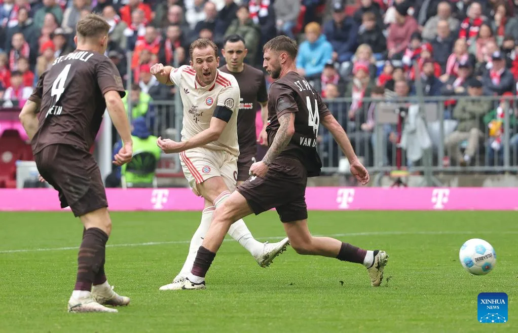 Bayern Downs Stunborn St. Pauli pour restaurer le plomb à Bundesliga-Xinhua