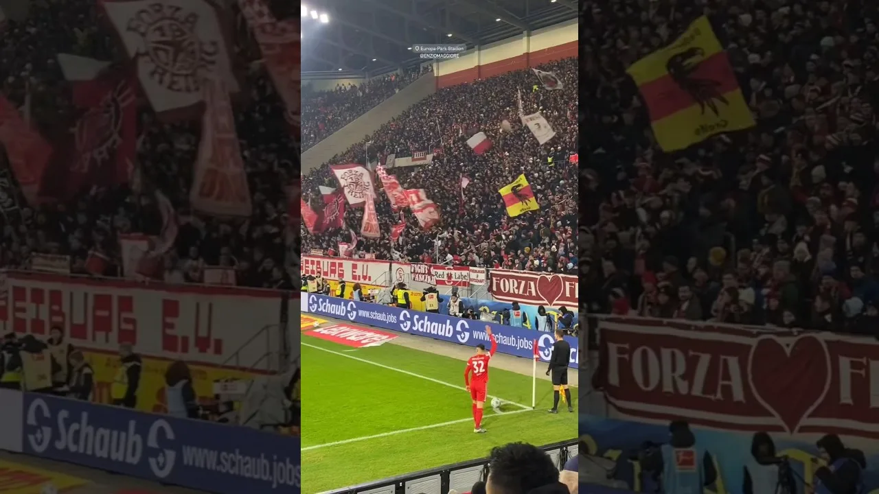 But de Kübler Fribourg vs Wolfsburg #freiburg #wolfsburg #shortsfeed #germany #bundesliga