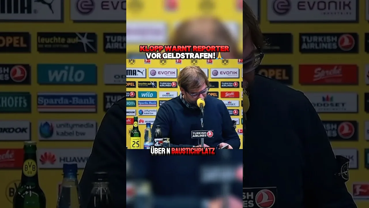 Klopp beschützt seine heiligen Journalisten🙏 #interview #bundesliga #klopp