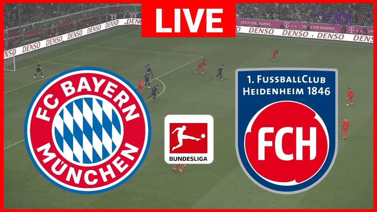 🔴Match Bayern Munich vs Heidenheim I Bundesliga en streaming match 2024/25 aujourd’hui
