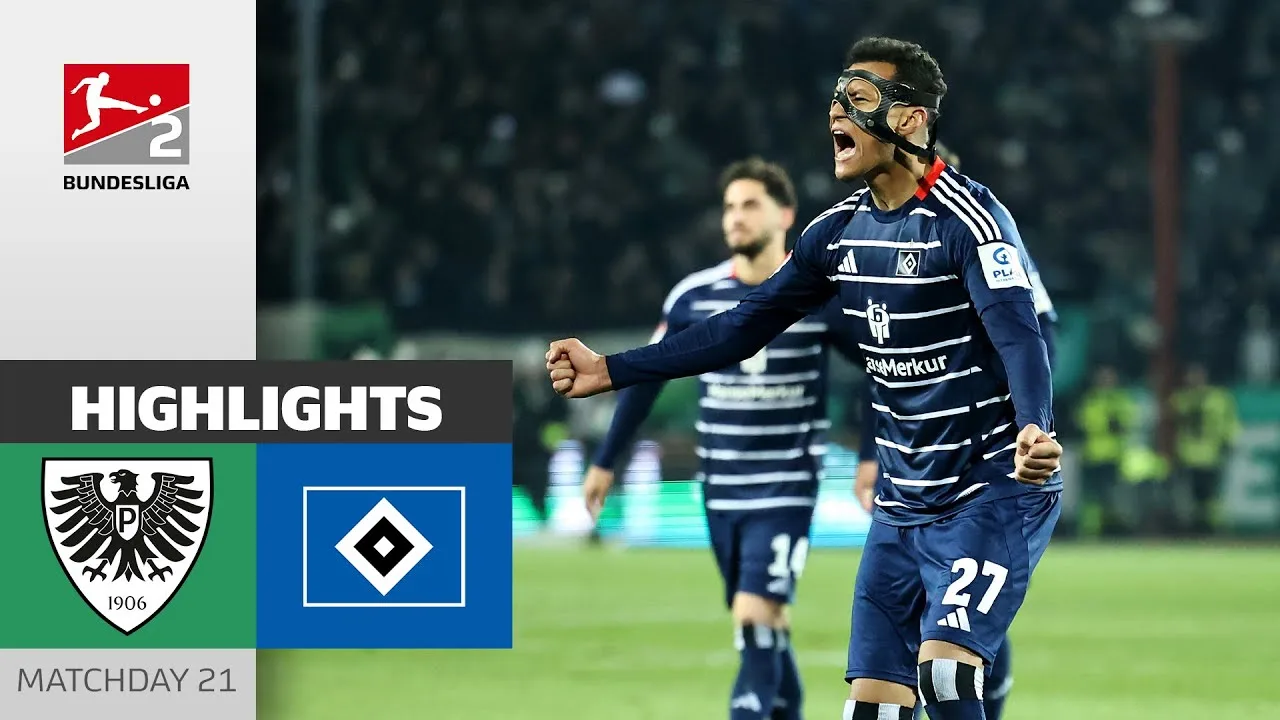 Selke marque SV à la victoire! | Prussia Münster – Hamburger SV 1-2 | Faits saillants | MD 21 – Bundesliga 2
