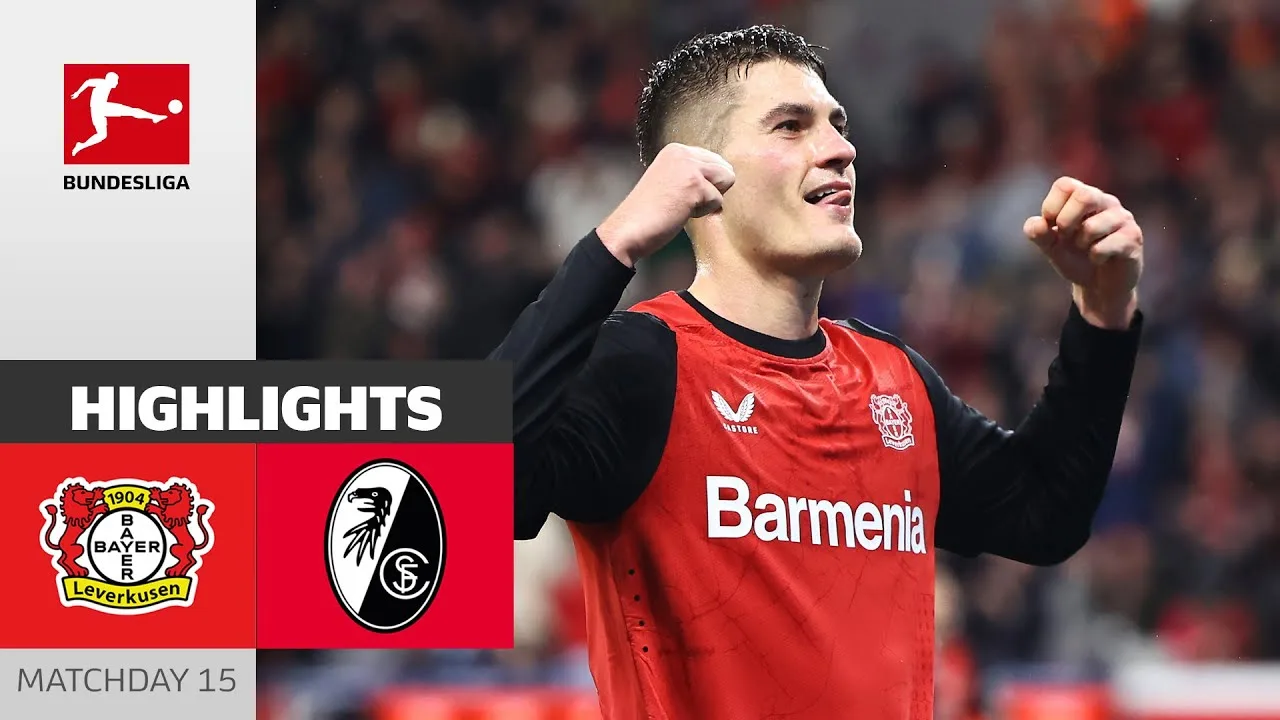 Schick pour l’homme du match | Bayer 04 Leverkusen – SC Fribourg 5-1 | Faits saillants | MD15 – Bundesliga