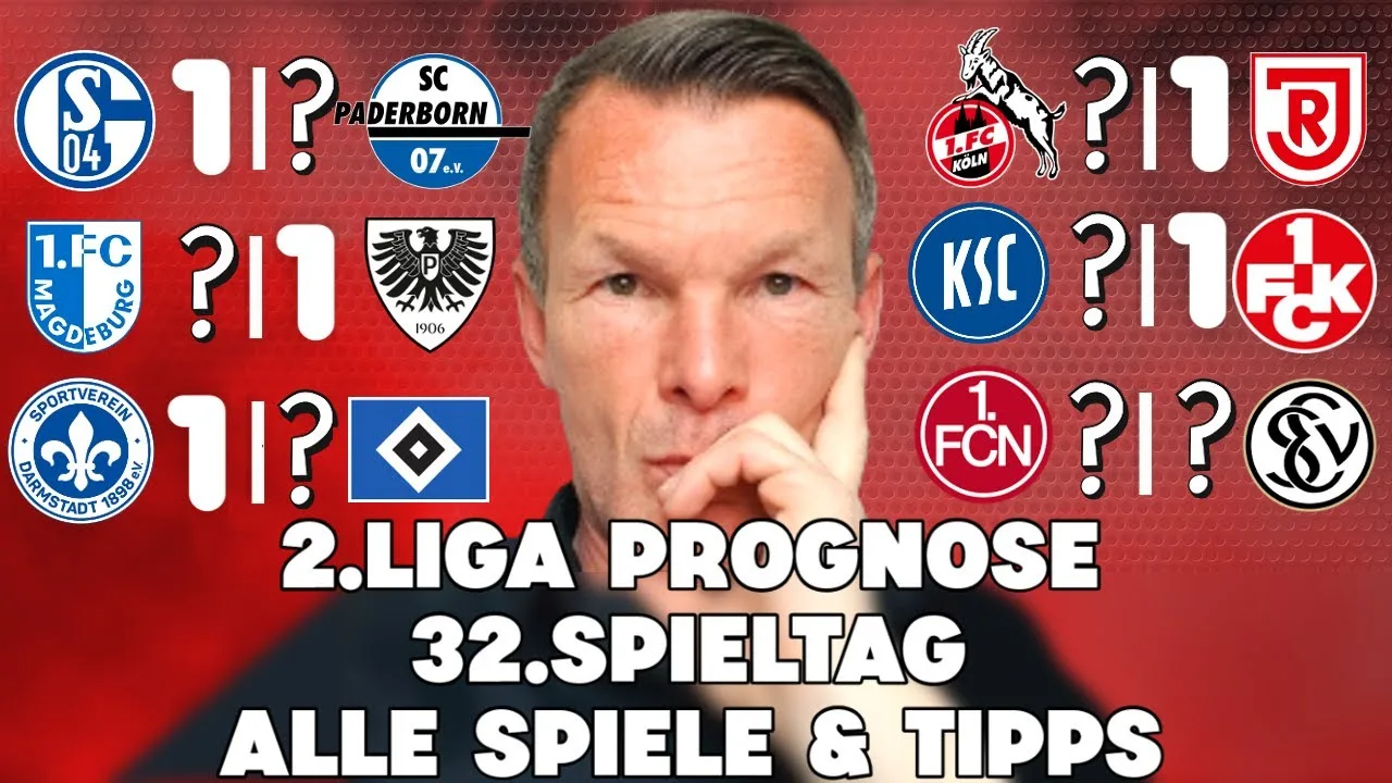 2. Prévisions de Bundesliga | 32. Matchday Tous les jeux et conseils | 2024/25