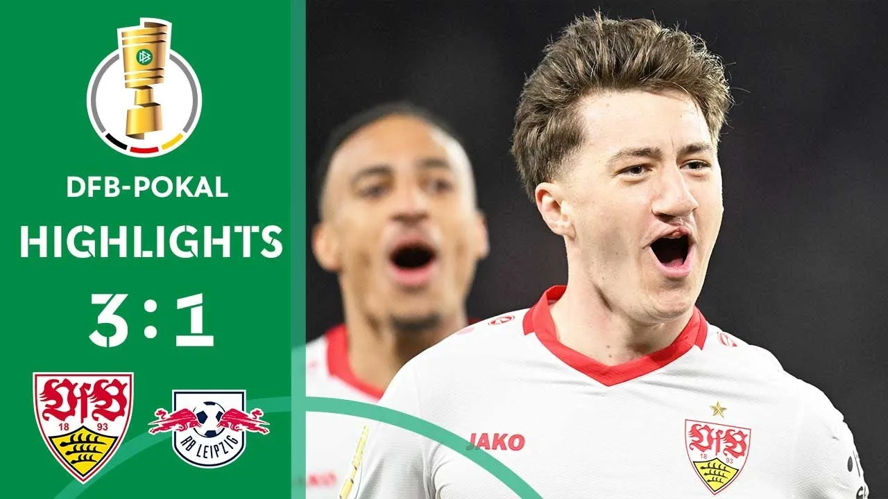 Stiller Rocket! VFB avance à Final! | VFB Stuttgart vs RB Leipzig 3-1 | HL | Tasse DFB SF
