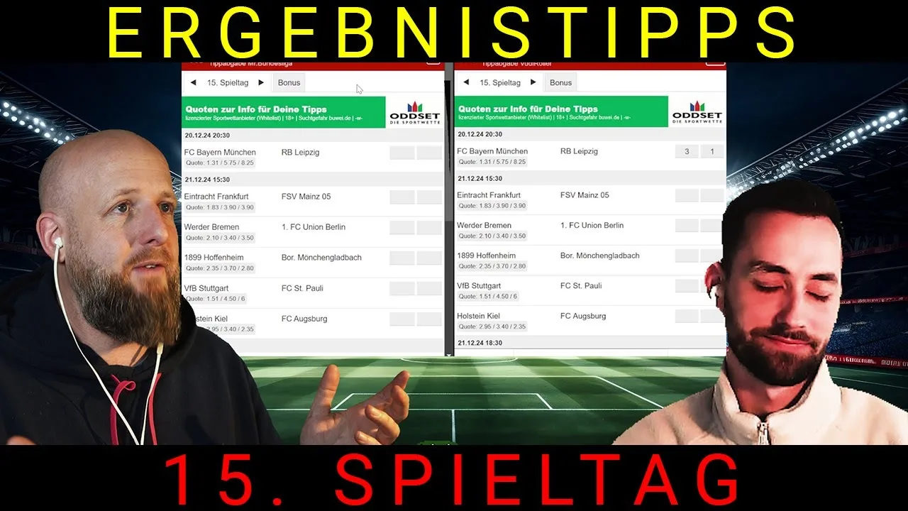 15ème journée de Bundesglia – jeu de paris, ça ne peut pas être vrai #soccer #bundesliga #jeu de pourboires