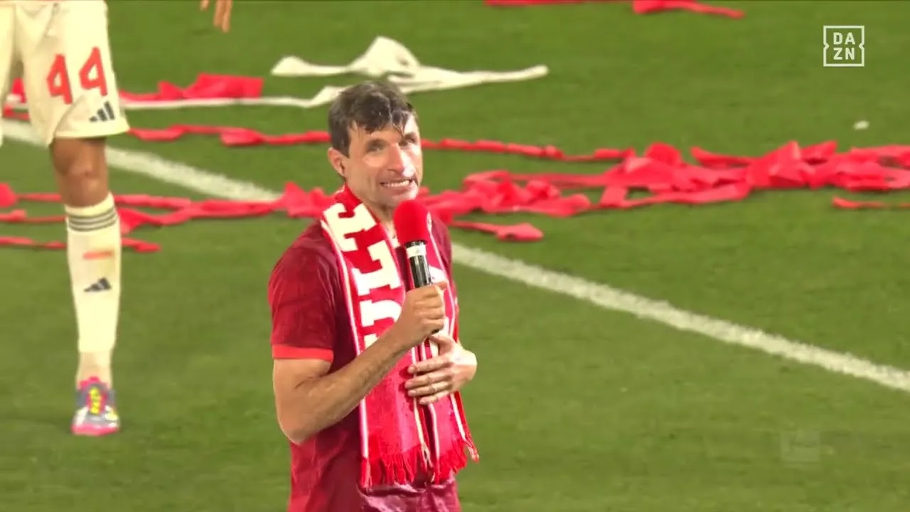 Si Thomas Müller était un discours d’adieu, alors il serait ici 😂