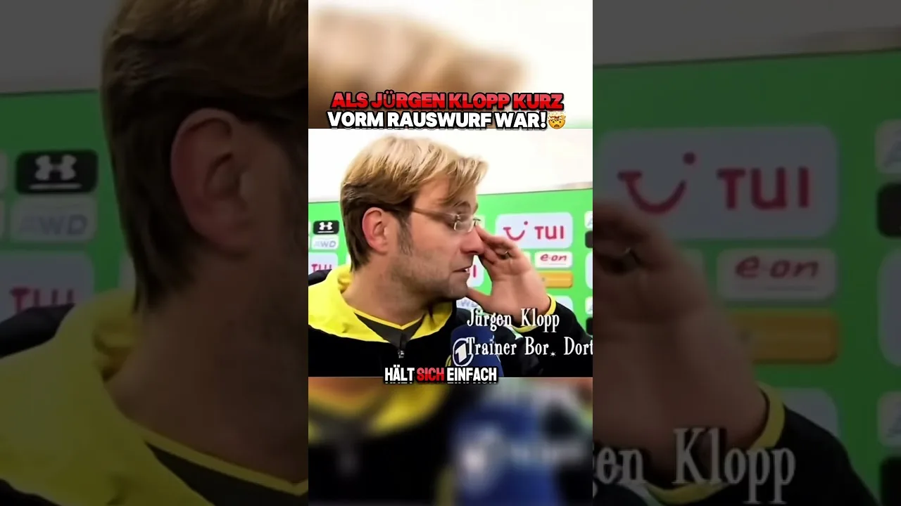 Jürgen Klopp fast GEFEUERT?!😬 #bundesliga #football #bvb