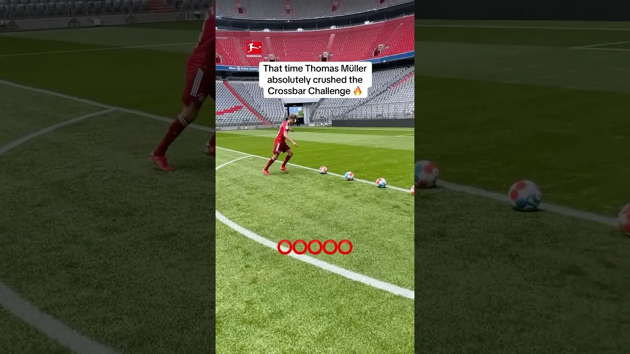 Y a-t-il quelque chose que Müller ne peut pas faire ?! 🐐 // Challenge des barres transversales