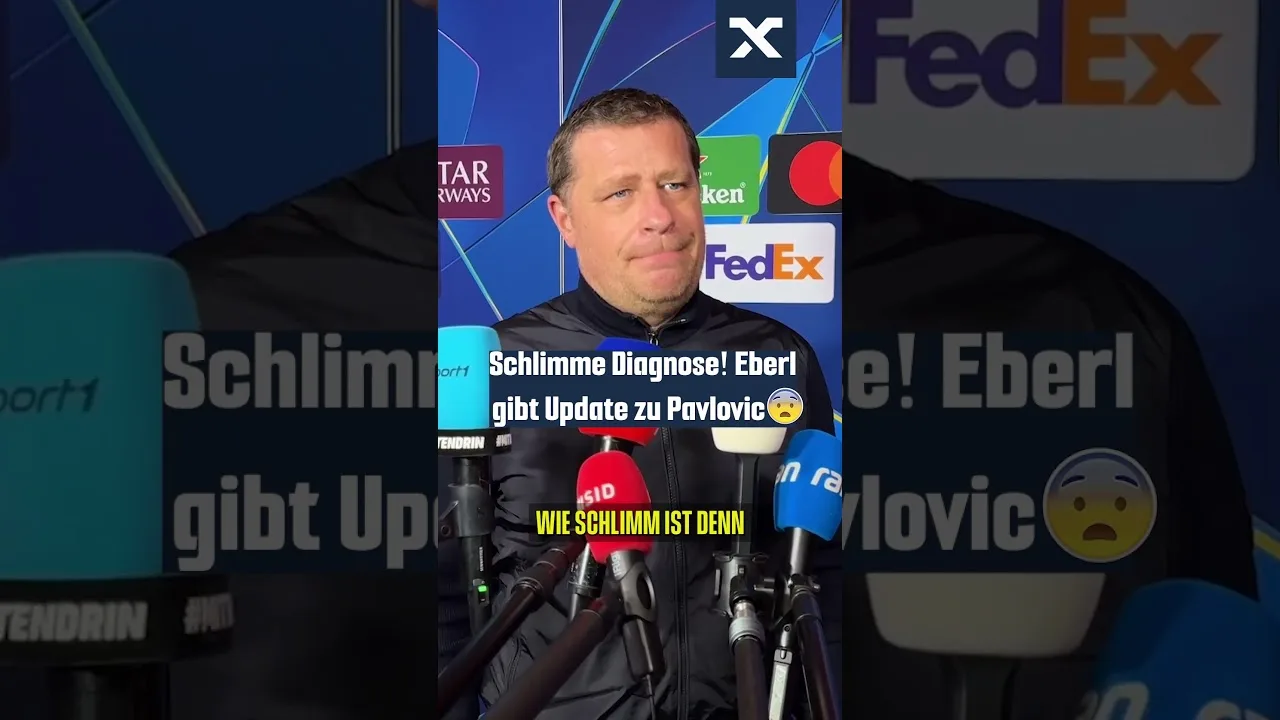 Diagnostic mince! 🤕 Eberl donne la mise à jour à Pavlovic #shorts #fcbayern #pavlovic #bundesliga