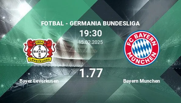 Bayer Leverkusen vs Bayern Munich, paris paris …