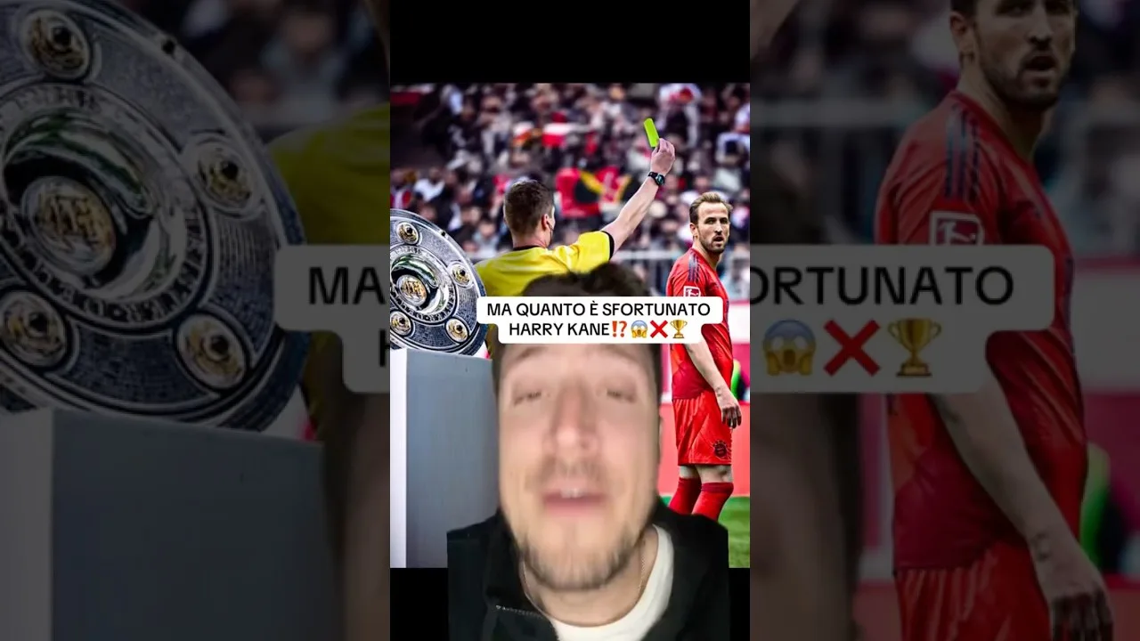 MA QUANTO È SFORTUNATO HARRY KANE ⁉️😱❌🏆#calcio #harrykane #bundesliga #bayernmunich