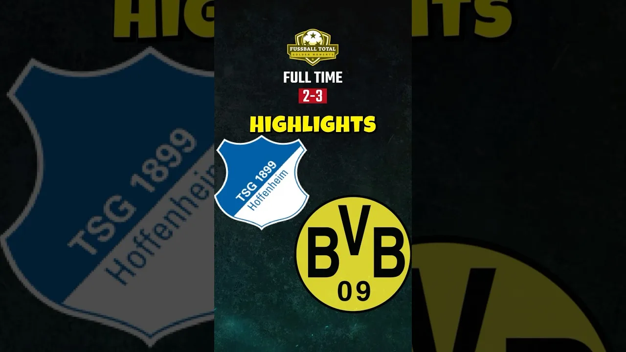 TSG HOffenheim – Borussia Dortmund | Double frappe en temps supplémentaire 👊 | Faits saillants | EAFC 25