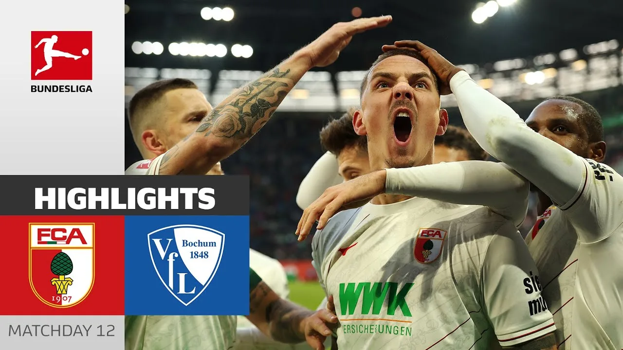 Tietz décide du jeu ! | FC Augsbourg – VfL Bochum 1848 1-0 | Faits saillants | 12e journée – Bundesliga